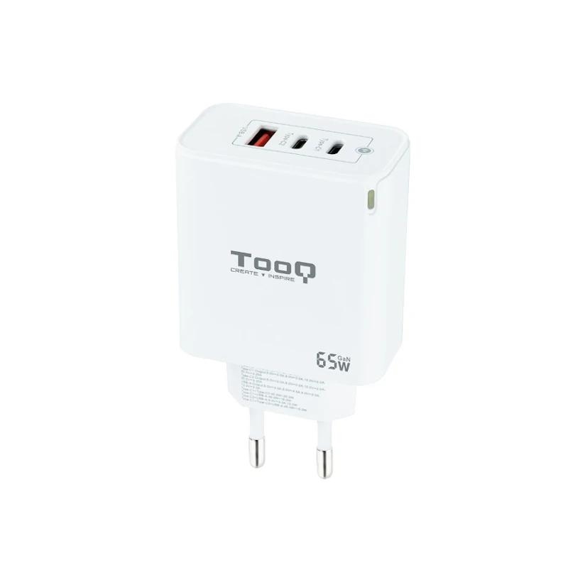 TooQ TQWC-GANQC2PD65WT carregador de dispositivos móveis Universal Branco AC Carregamento rápido Interior