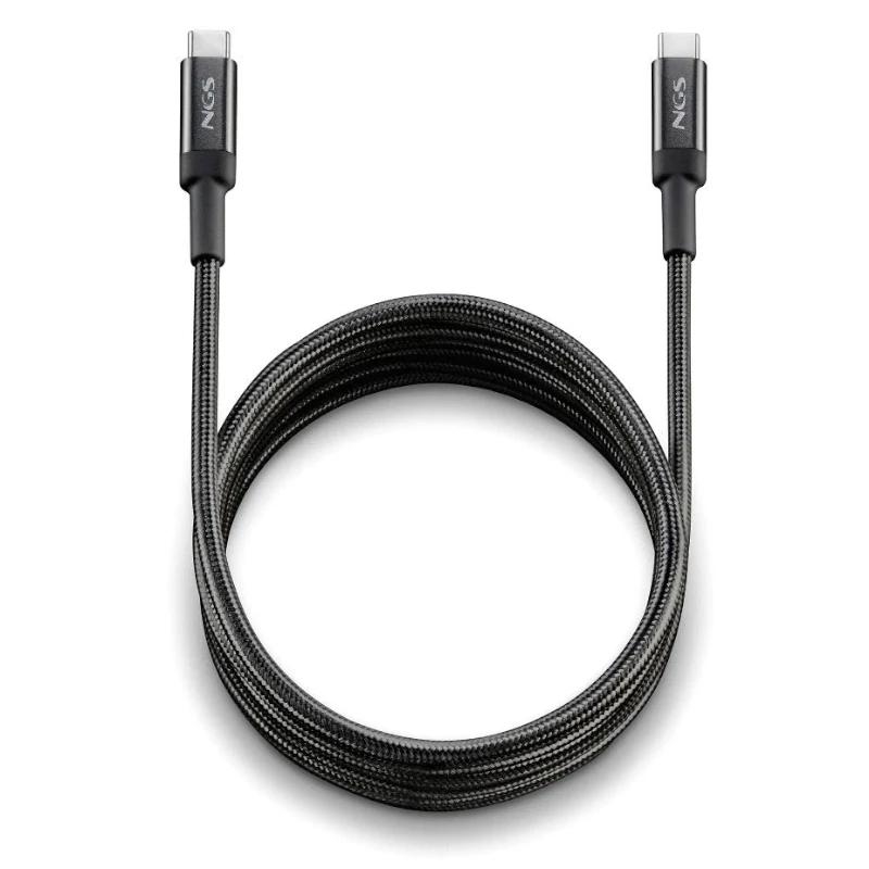 NGS KNOT 65W-3 cabo USB USB 2.0 3 m USB C Preto
