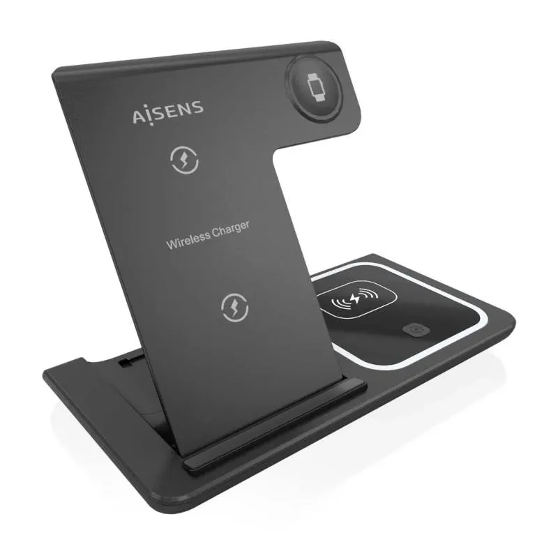 Aisens | Cargador inalambrico USB-C 3 EN1 | 15W