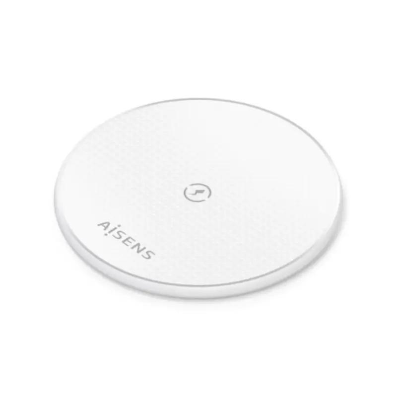 AISENS ASCH-15W1WC057-W carregador de dispositivos móveis Smartphone Branco USB Carregamento wireless Interior