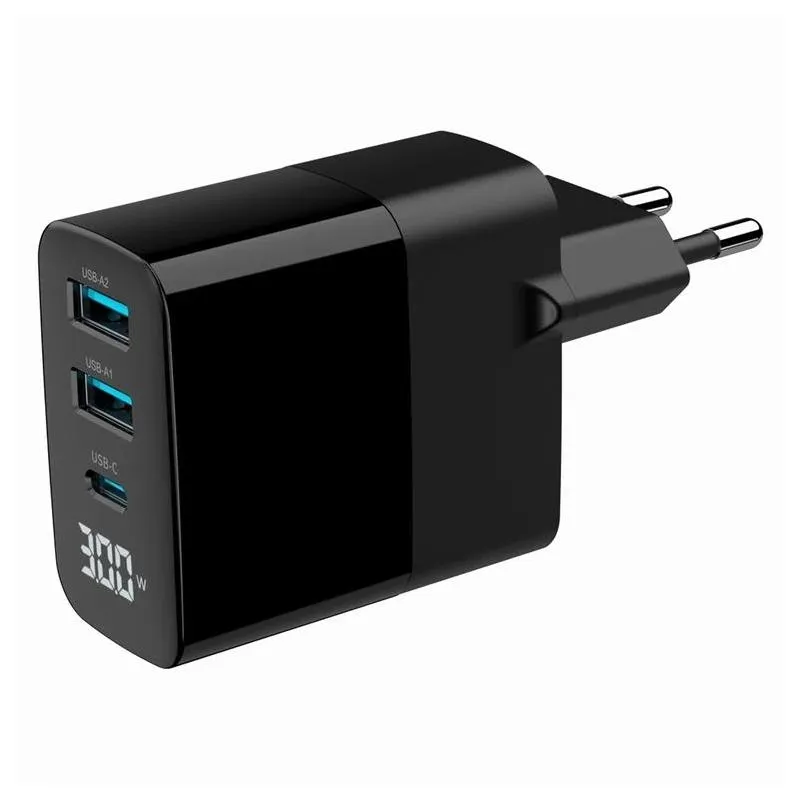 Gembird | Cargador rápido3 USB GaN 30 W | 30W
