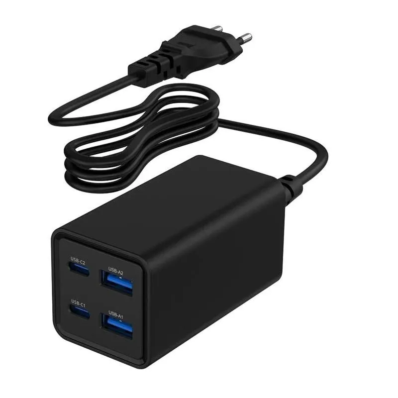 Gembird | Cargador rápido USB GaN PD 4 | 65W