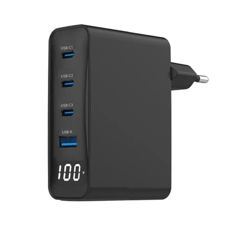 Gembird | Cargador rápido USB GaN 4 P | 100W