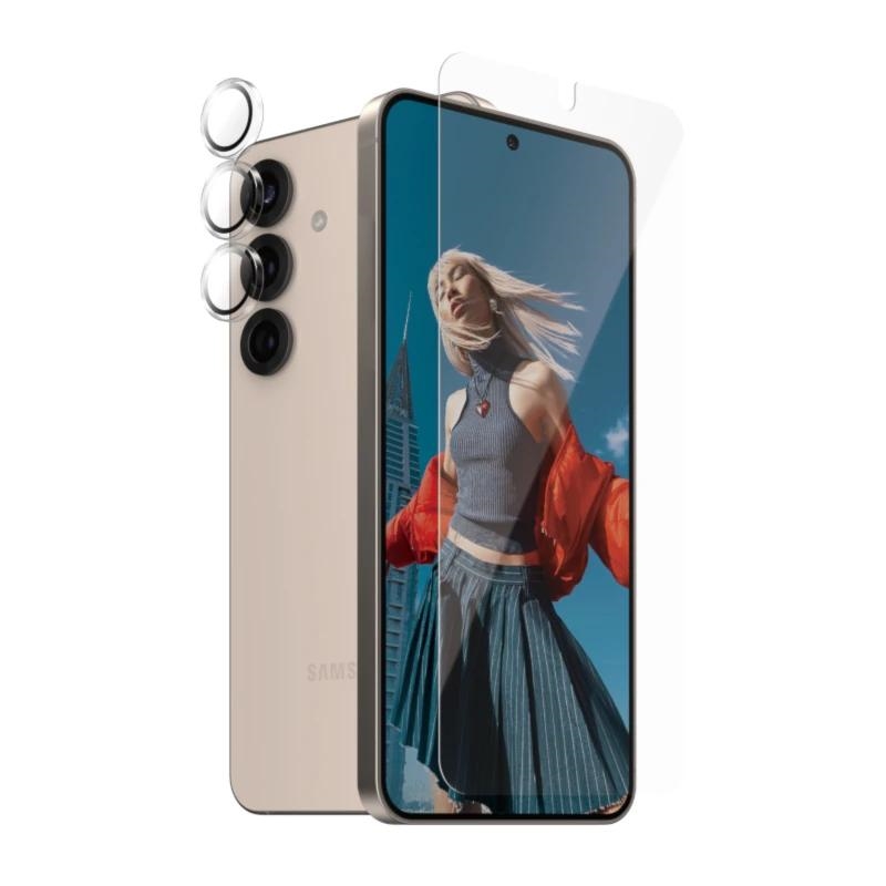 PanzerGlass ® 2-in-1 Protection Bundle Samsung Galaxy S25 Proteção de ecrã transparente 1 unidade(s)