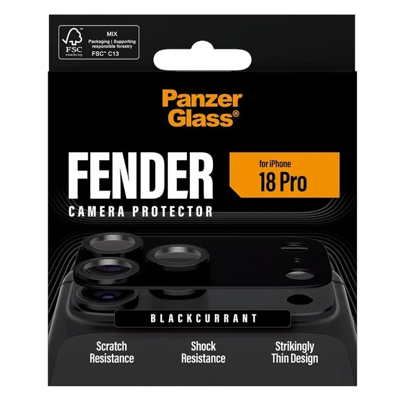 PanzerGlass Fender Camera Protect iPh 18Pro Black