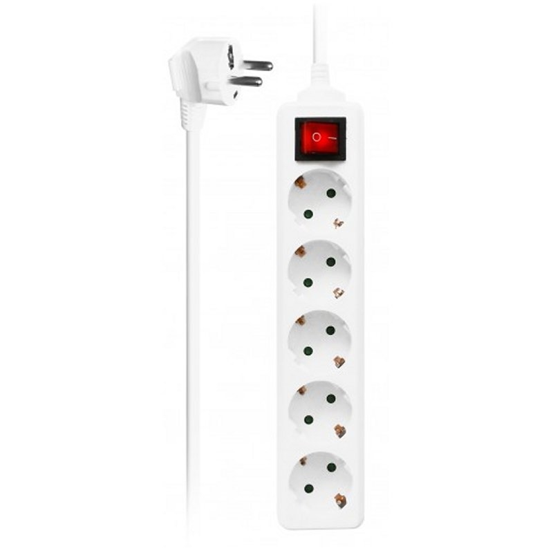 Ewent EW3916 extensão elétrica 1,5 m 5 tomada(s) CA Interior Branco