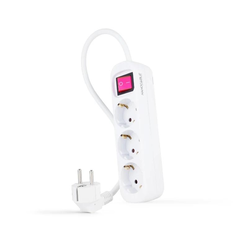 Nanocable 10.38.0003 extensão elétrica 1,4 m 3 tomada(s) CA Interior Branco