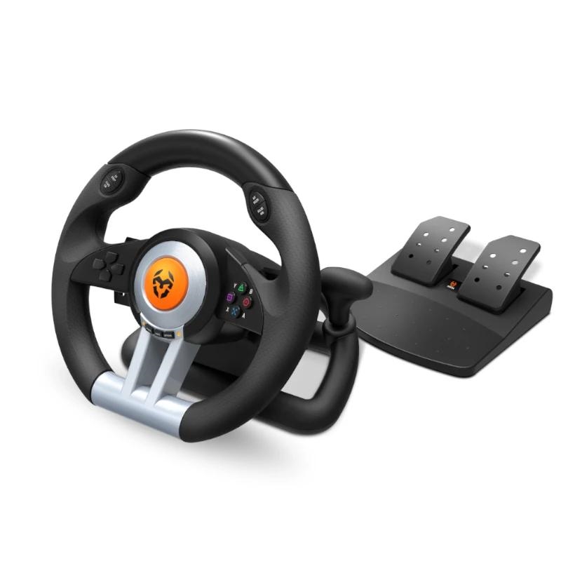 Krom | Jogo Volante e pedais K-Wheel