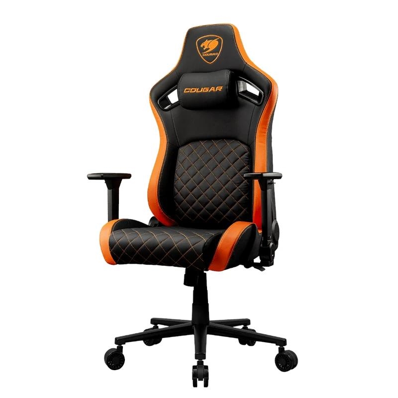COUGAR CGR-DFL Cadeira de jogos para PC Assento estofado e alcochoado Preto, Laranja