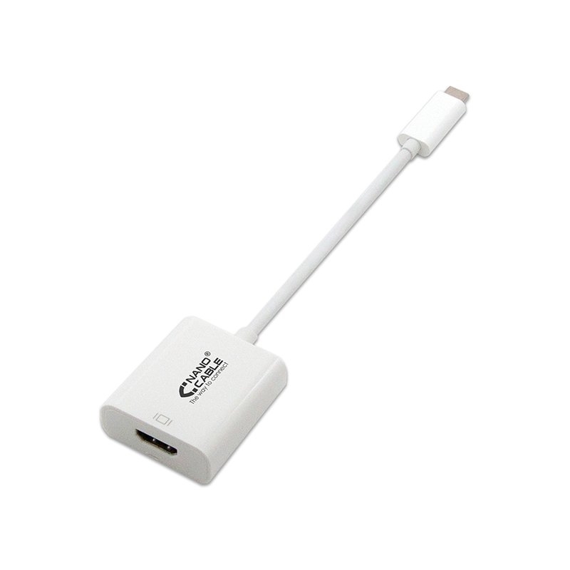 Nanocable 10.16.4102 adaptador gráfico USB 4096 x 2160 pixels Branco