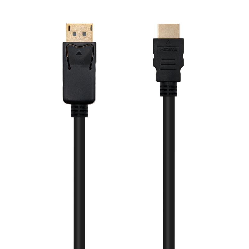 Nanocable 10.15.4302 adaptador de cabo de vídeo 2 m DisplayPort HDMI Type A (Standard) Preto