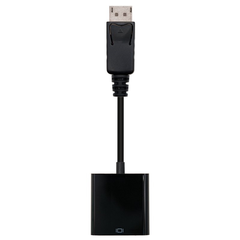 Nanocable 10.16.0602 adaptador de cabo de vídeo 0,15 m DisplayPort VGA (D-Sub) Preto