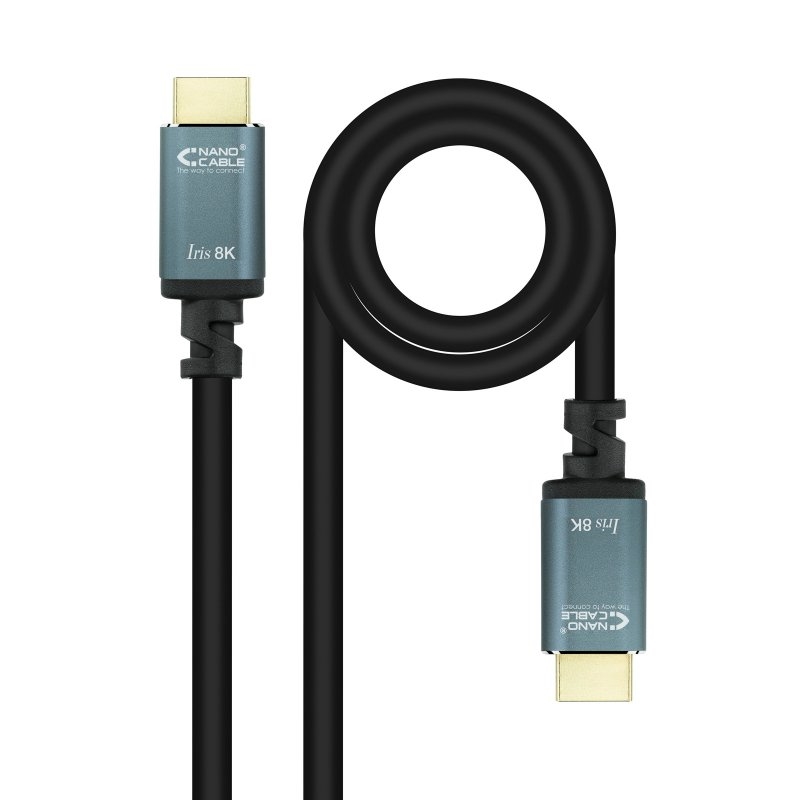Nanocable 10.15.8002 cabo HDMI 2 m HDMI Type A (Standard) Preto