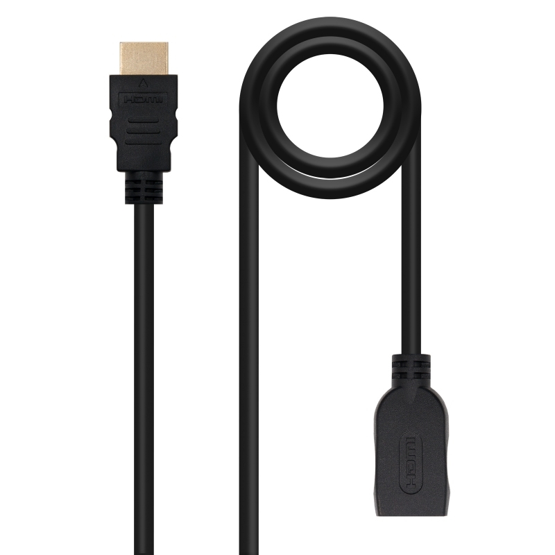 Nanocable 10.15.1012 cabo HDMI 2 m HDMI Type A (Standard) Preto