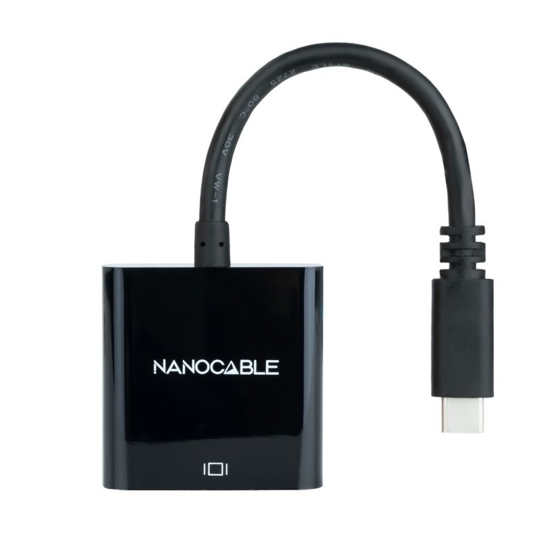 Nanocable 10.16.4101-BK adaptador gráfico USB 1920 x 1200 pixels Preto