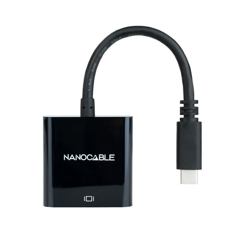 Nanocable 10.16.4102-BK adaptador gráfico USB 4096 x 2160 pixels Preto