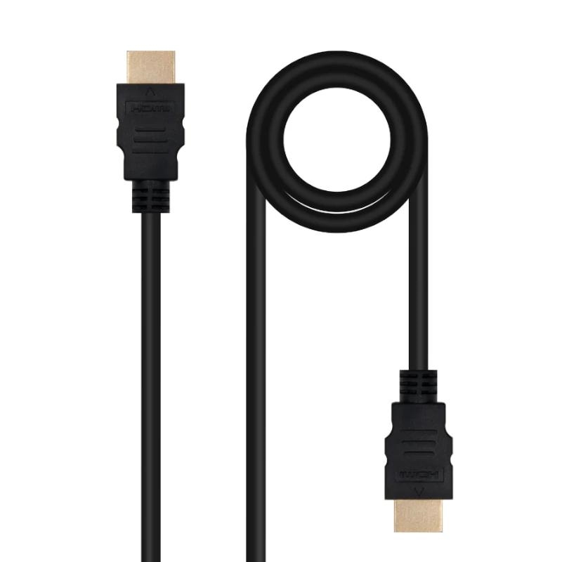 Nanocable 10.15.3800 cabo HDMI 0,5 m HDMI Type A (Standard) Preto