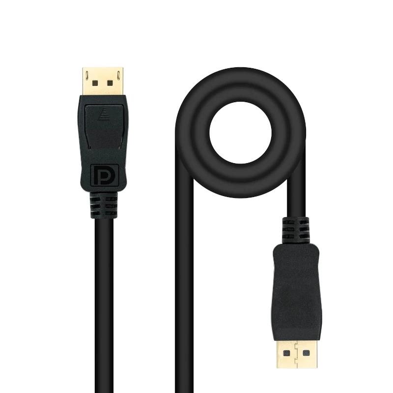 Nanocable 10.15.2600 cabo DisplayPort 0,5 m Preto
