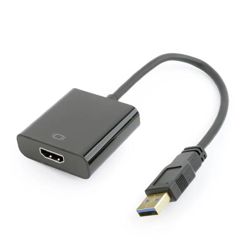 Gembird | Adaptador USB a HDMI negro