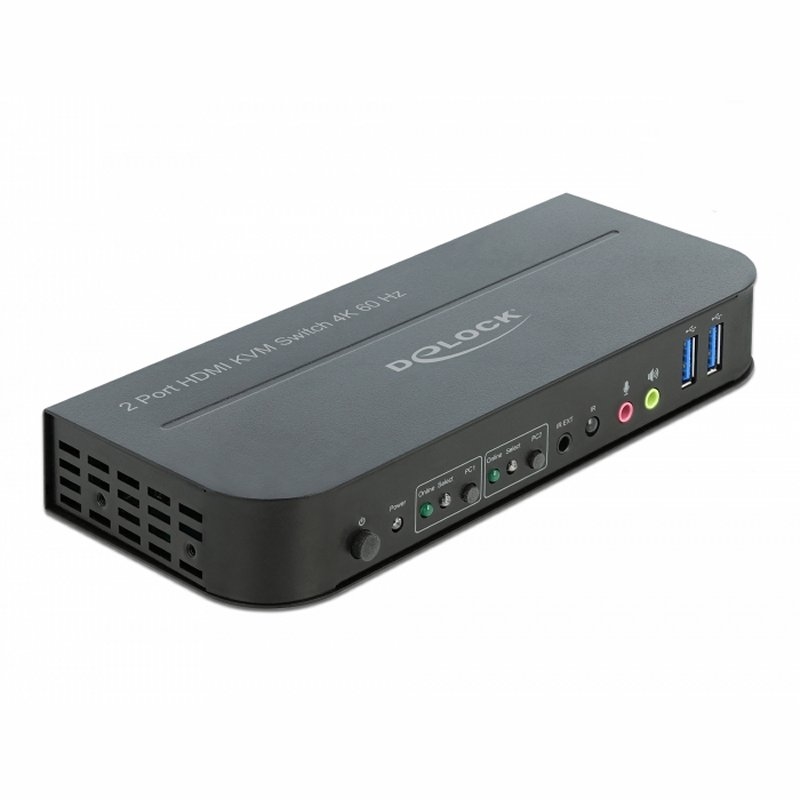 Delock | Conmutador 2x HDMI KVM | 4K