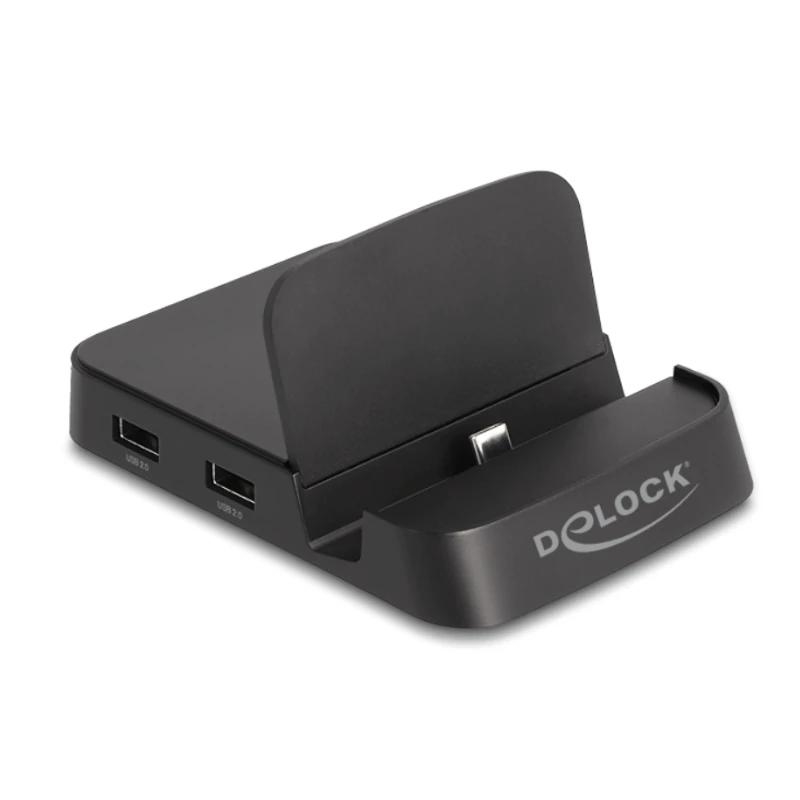 Delock | Docking | 3 Portas | 15W | 4K