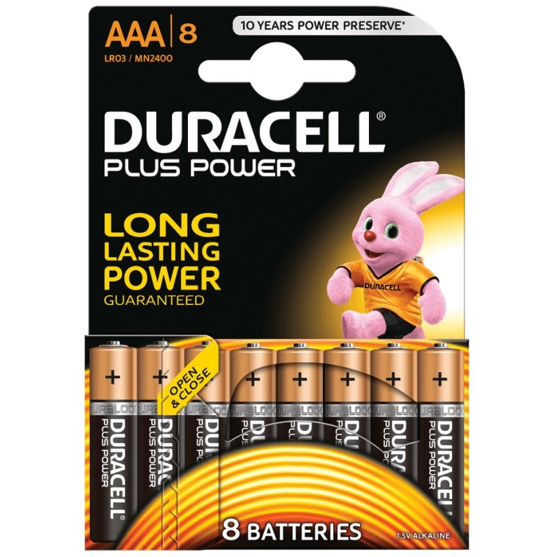 Duracell Plus Bateria descartável AAA Alcalino