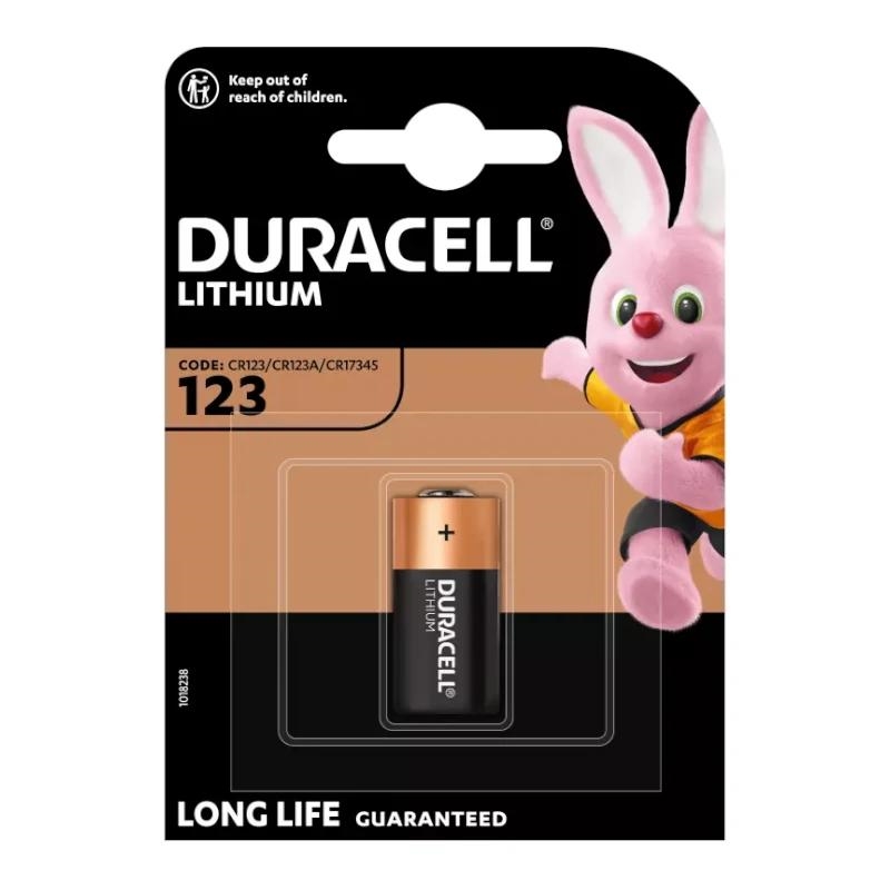 Duracell 123106 pilha Bateria descartável CR123A Lítio