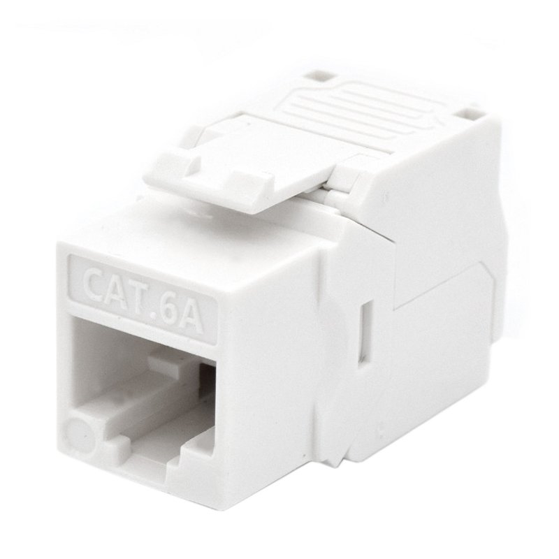 Wp | Keystone Cat 6a UTP RJ45/Fêmea | Branco