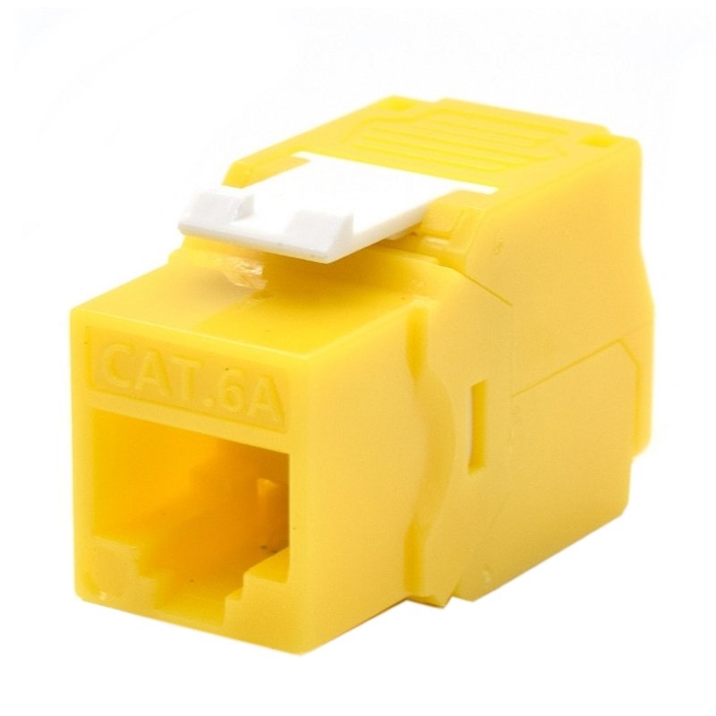 Wp | Keystone Cat 6a UTP RJ45/Hembra Amarillo