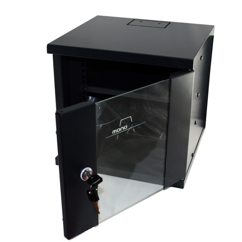 Monolyth | Armário Mural 6U WM3306 330x320 1F | Preto