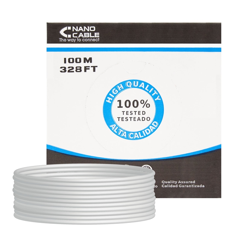 Nanocable 10.20.0302-FLEX cabo de rede Cinzento 100 m Cat5e U/UTP (UTP)