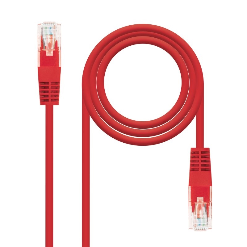 Nanocable 10.20.0403-R cabo de rede Vermelho 3 m Cat6e U/UTP (UTP)
