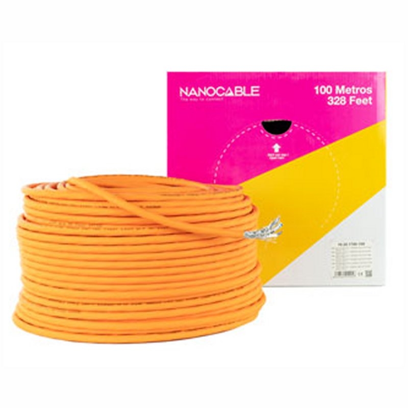Nanocable 10.20.1700-100 cabo de rede Laranja 100 m Cat7 SF/UTP (S-FTP)