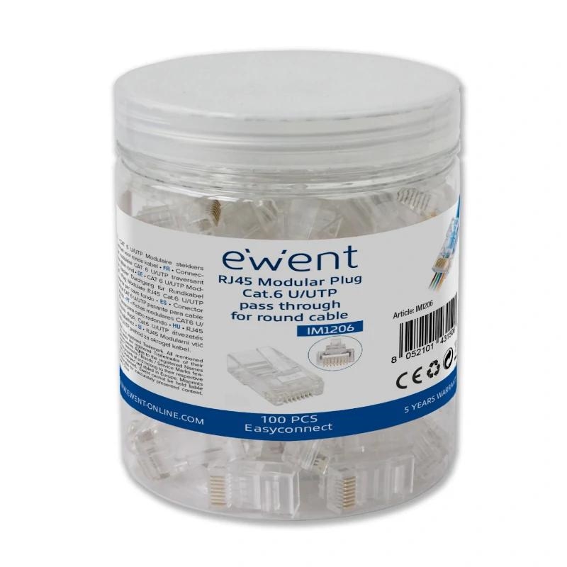 Ewent IM1206 conector RJ-45 Transparente