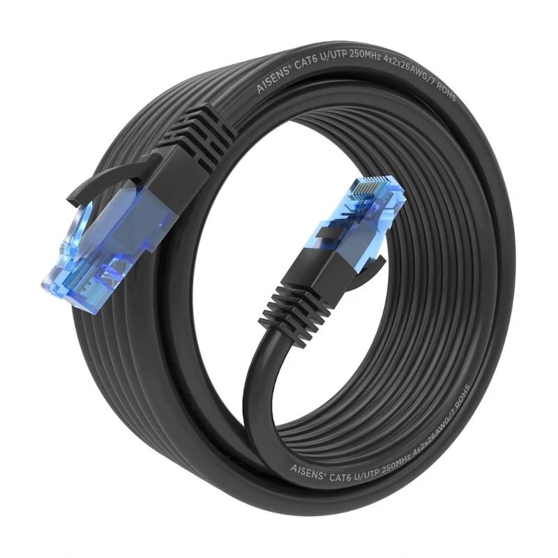 AISENS A135-0848 cabo de rede Preto 5 m Cat6 U/UTP (UTP)