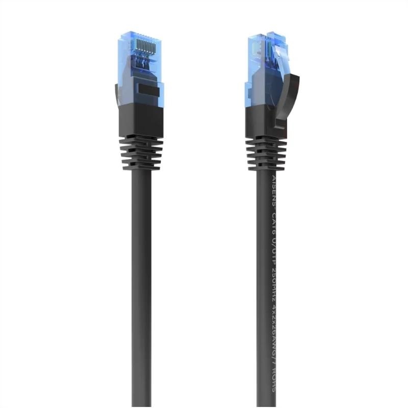 AISENS A135-0846 cabo de rede Preto 3 m Cat6 U/UTP (UTP)