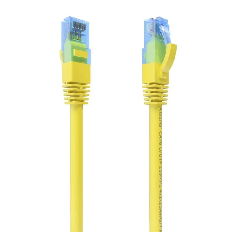 AISENS A135-0833 cabo de rede Amarelo 1 m Cat6 U/UTP (UTP)