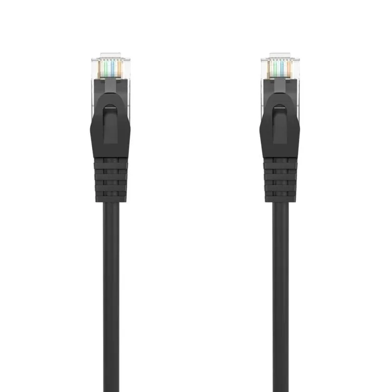 Aisens Latiguillo RJ45 LSZH CAT.6A UTP negro 25cm