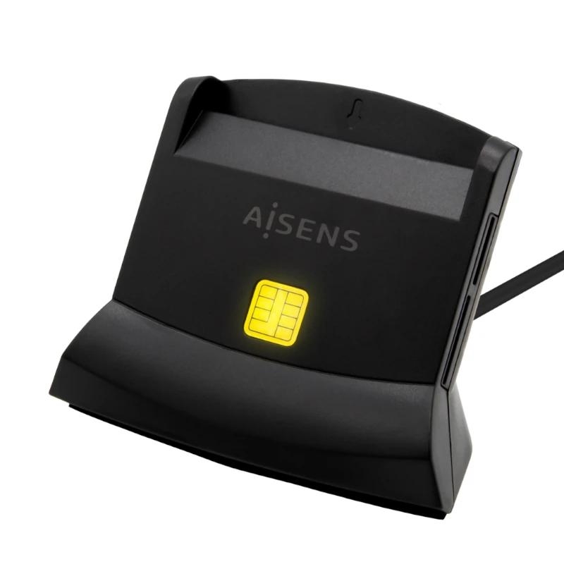 AISENS ASCR-SN04CSD-BK leitor de controlo de acesso Leitor de controlo de acesso USB Preto