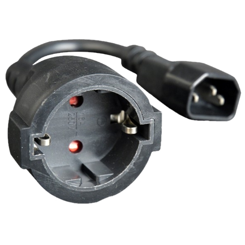 Gembird | PC | Cable Alimentación Adap C14(M) a Schuko(H
