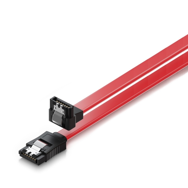 Ewent EC1514 cabo SATA 0,5 m SATA 7-pin Preto, Vermelho