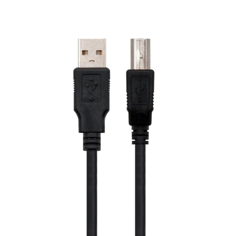 Ewent EC1004 cabo USB USB 2.0 1,8 m USB B USB A Preto