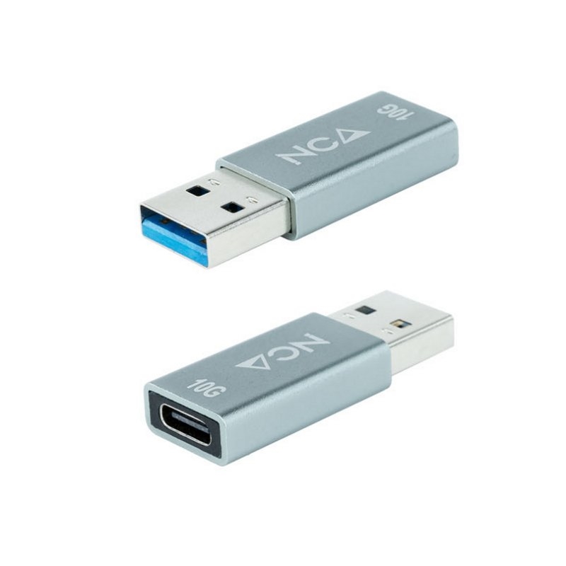 Nanocable 10.02.0013 adaptador para cabos USB A Cinzento
