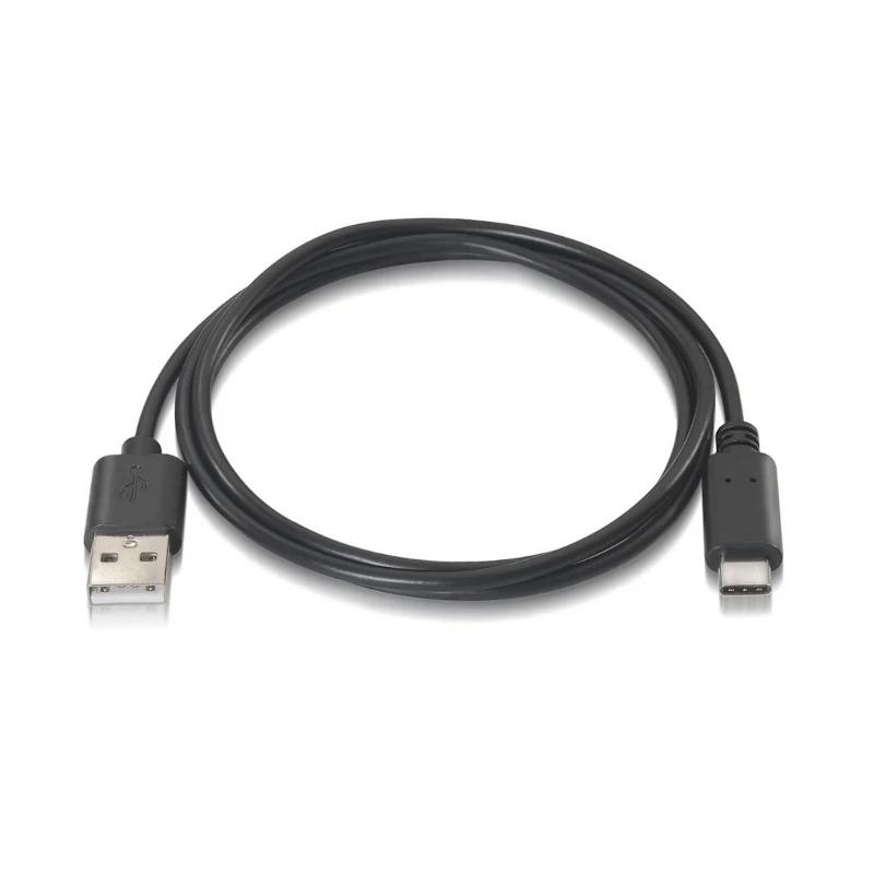 AISENS A107-0051 cabo USB USB 2.0 1 m USB A USB C Preto