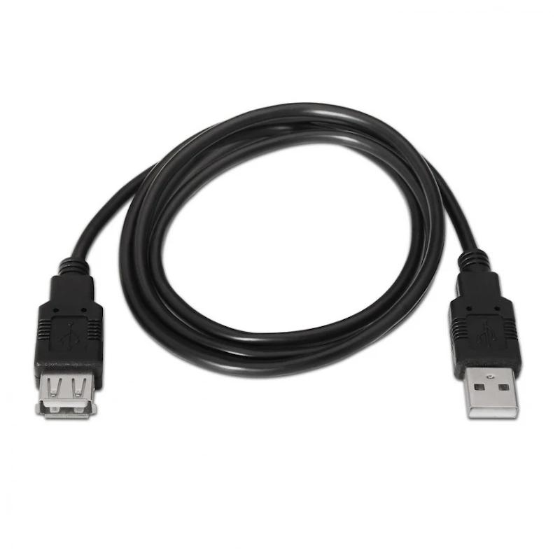 Aisens | PC | Cable USB 2.0 tipo A/M-A/H negro