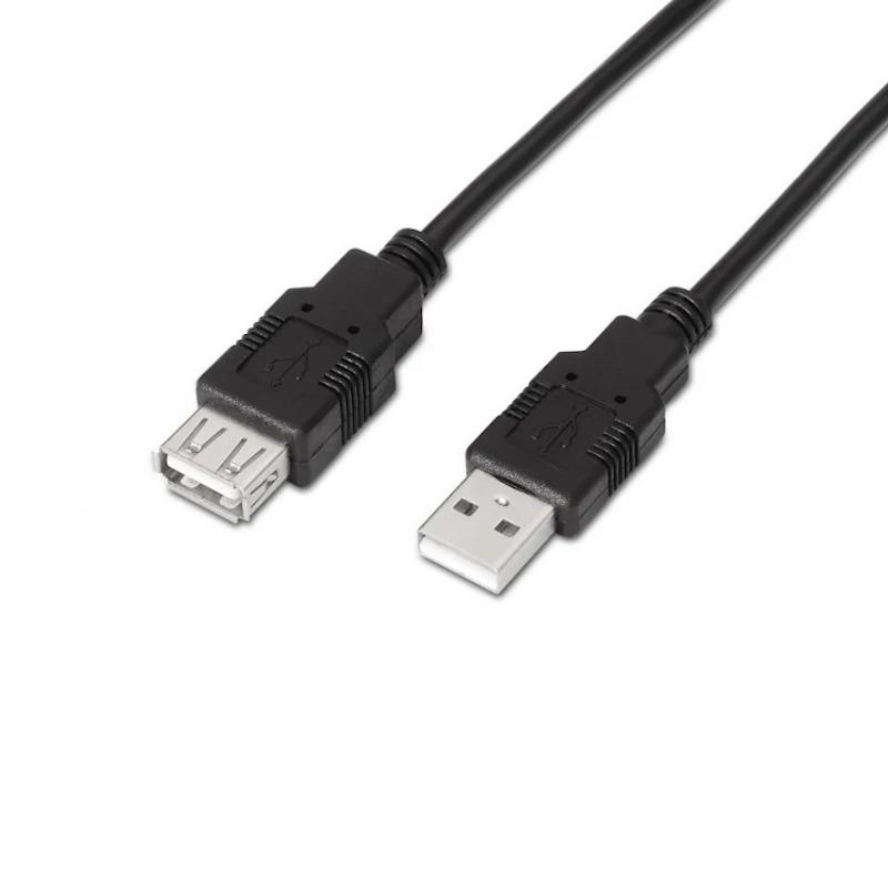 AISENS A101-0016 cabo USB USB 2.0 1,8 m USB A Preto