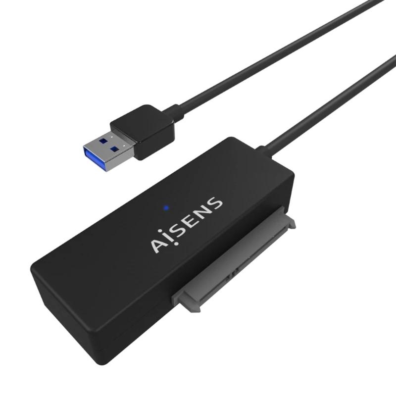 AISENS ASE-35A01B Caixa para Discos Rígidos Compartimento HDD/SSD Preto 2.5/3.5"