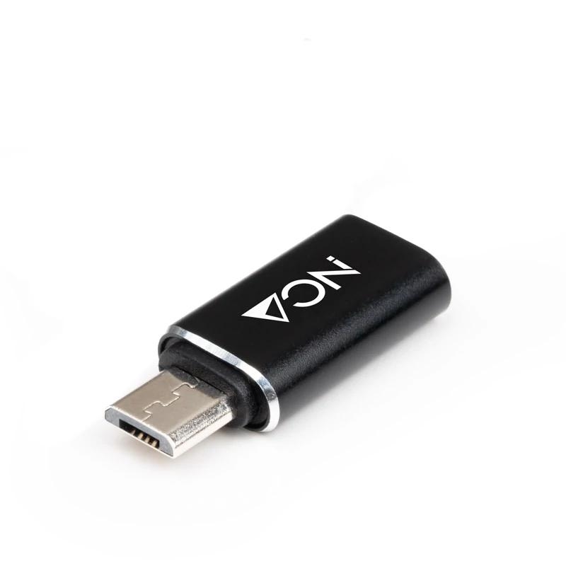 Nanocable 10.02.0014 adaptador para cabos Micro USB USB-C Preto