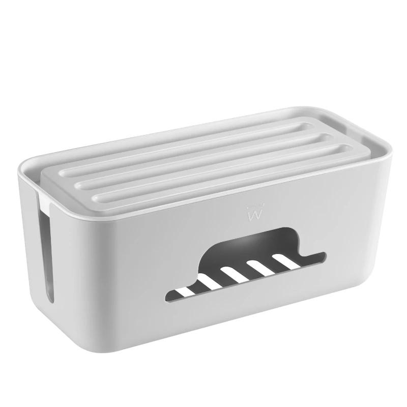 Ewent EW1569 organizador de cabos Universal Caixa de cabo Branco 1 unidade(s)