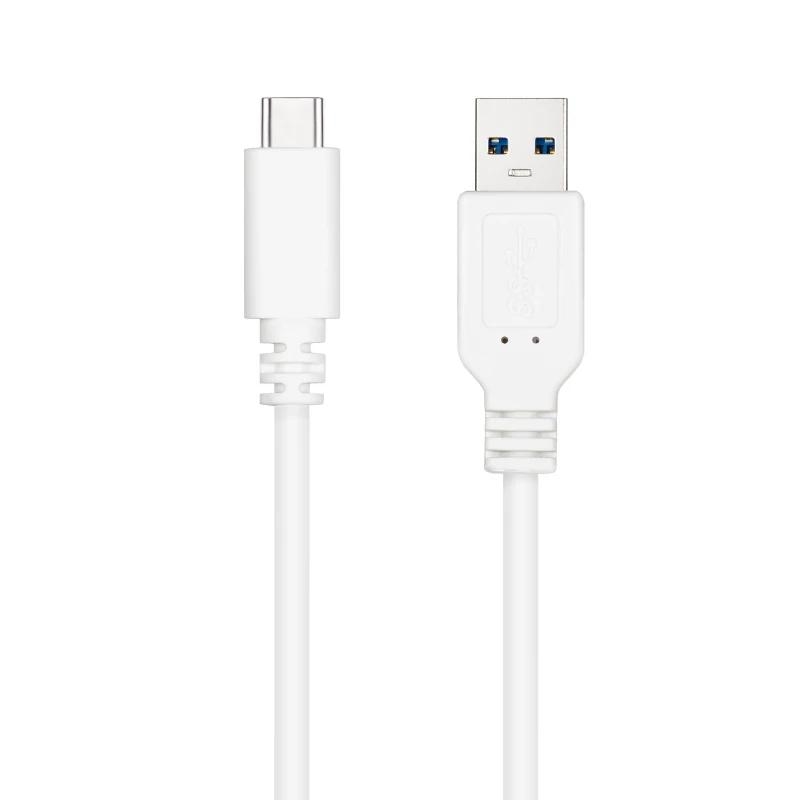 Nanocable 10.01.4000-W cabo USB USB 3.2 Gen 2 (3.1 Gen 2) 0,5 m USB C USB A Branco
